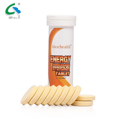 Energy Drink Caffeine Effervescent Tablet Supplier