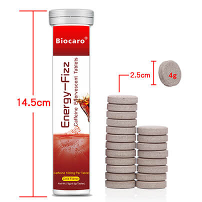 Cola Energy Fizz Caffeine Effervescent Tablet