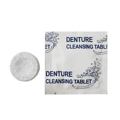 dental cleaning effervescent tablets denture cleansing tablet