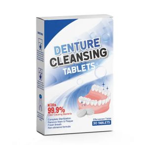 dental cleaning effervescent tablets denture cleansing tablet